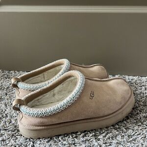 UGG Beige Suede Slip-Ons